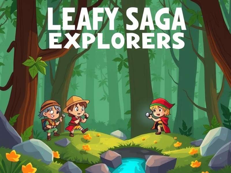 Leafy Saga Explorers Game Cover - Authentic Indian Nature Adventure by Daman Games